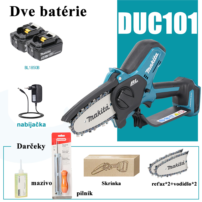 Makita DUC101+dárek+baterie*2+nabíječka
